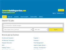 Tablet Screenshot of careersinbuildingservices.com